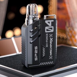 思博瑞SP2S-NEW Max主機-超炫酷機械感外觀-霧化功率大-續航穩定 - 黑色