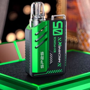 思博瑞SP2S-NEW Max主機-超炫酷機械感外觀-霧化功率大-續航穩定 - 绿色