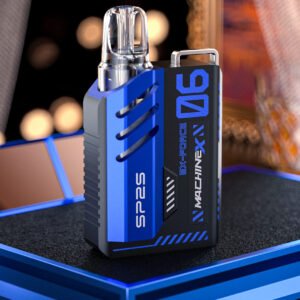 思博瑞SP2S-NEW Max主機-超炫酷機械感外觀-霧化功率大-續航穩定 - 蓝色