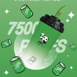 VAKA奶茶杯-7500口拋棄式 -大容量-絲滑順口-續航穩定 - 雪碧