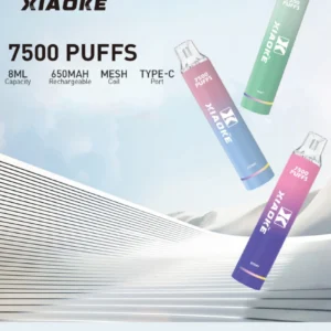 梟客7500口拋棄式-超大容量-品質純正-霧化濃鬱-台灣現貨