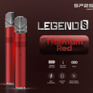 SP2S思博瑞-鈦色主機-通用一代煙彈-霧化均匀-台灣現貨 - 暮光红