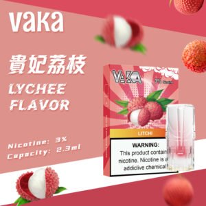 vaka發光煙彈-通用一代主機（3顆/盒）原裝正品-即插即用 - 貴妃荔枝