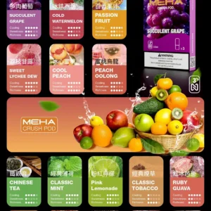 MEHA魅嗨五代煙彈-原裝正品-完美貼合-3只/盒- 2.5ml-台灣速發